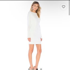 Katie may Glisten Dress in Ivory revolve mini dress nwt small